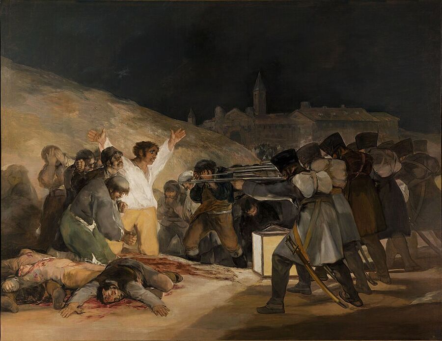 Francisco Goya, "The Third of May 1808 in Madrid," 1814
