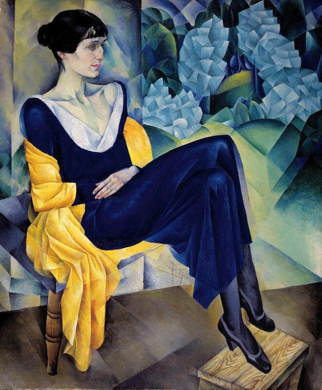 Nathan Altman, portrait of Anna Akhmatova (1914), the Russian Museum