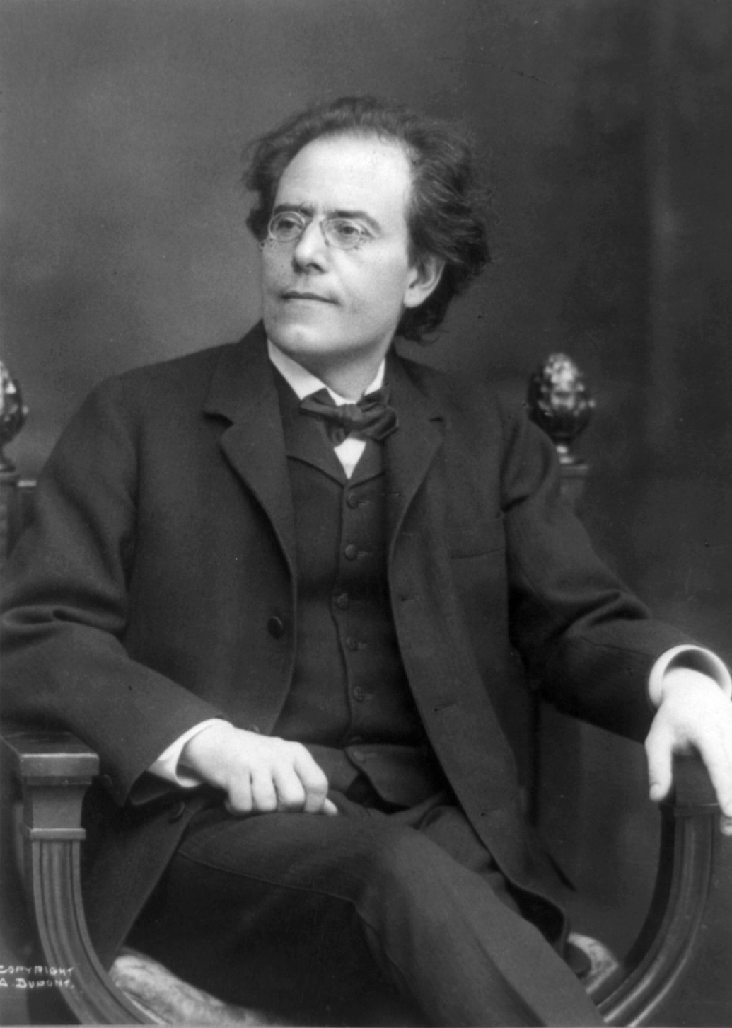 Gustav Mahler, 1909 — whose "Resurrection" Symphony carried the Romantic search for the eternal to its limit